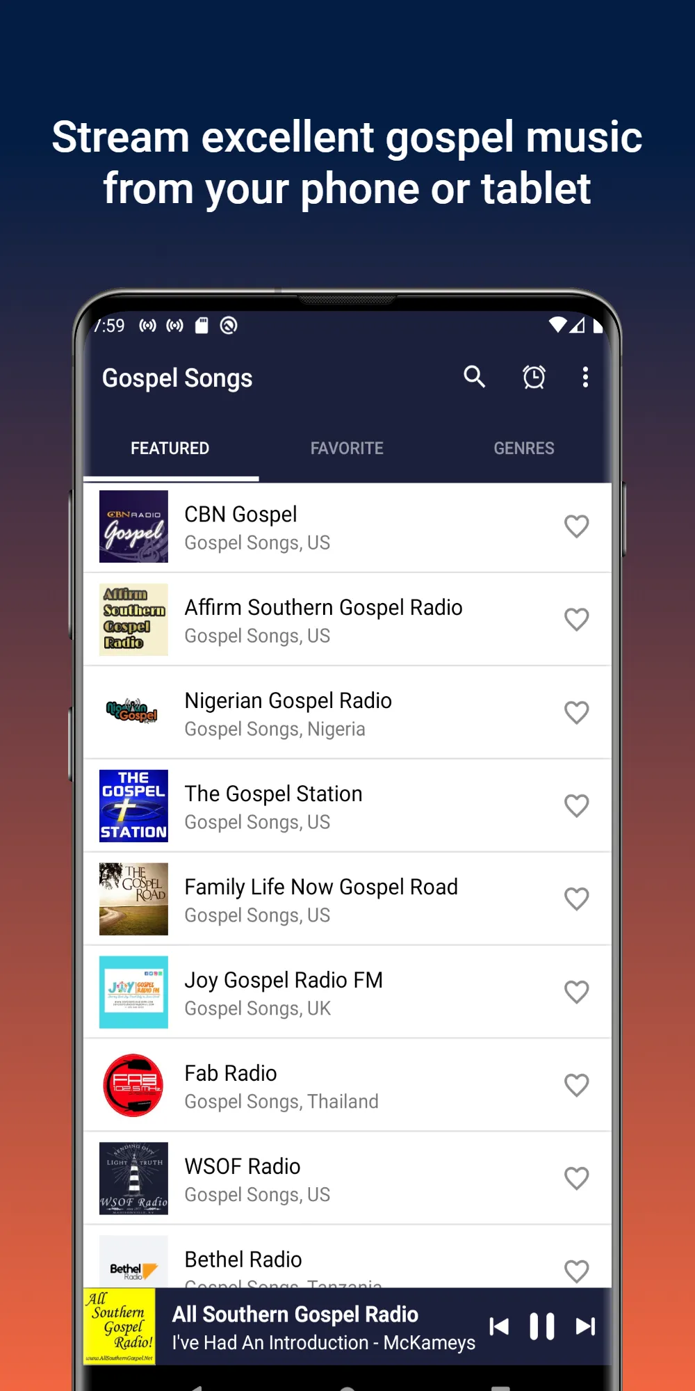 Gospel Songs 2025 | Indus Appstore | Screenshot