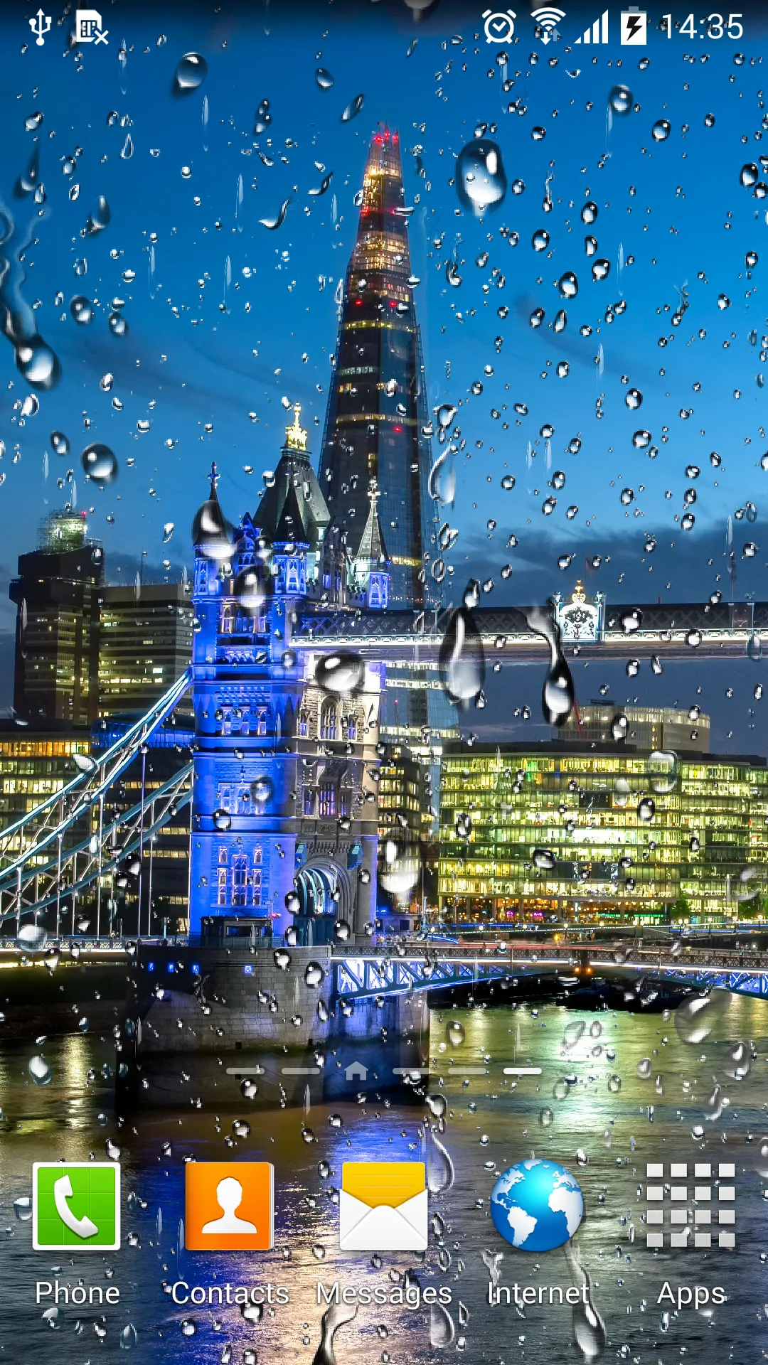 Rainy London Live Wallpaper | Indus Appstore | Screenshot