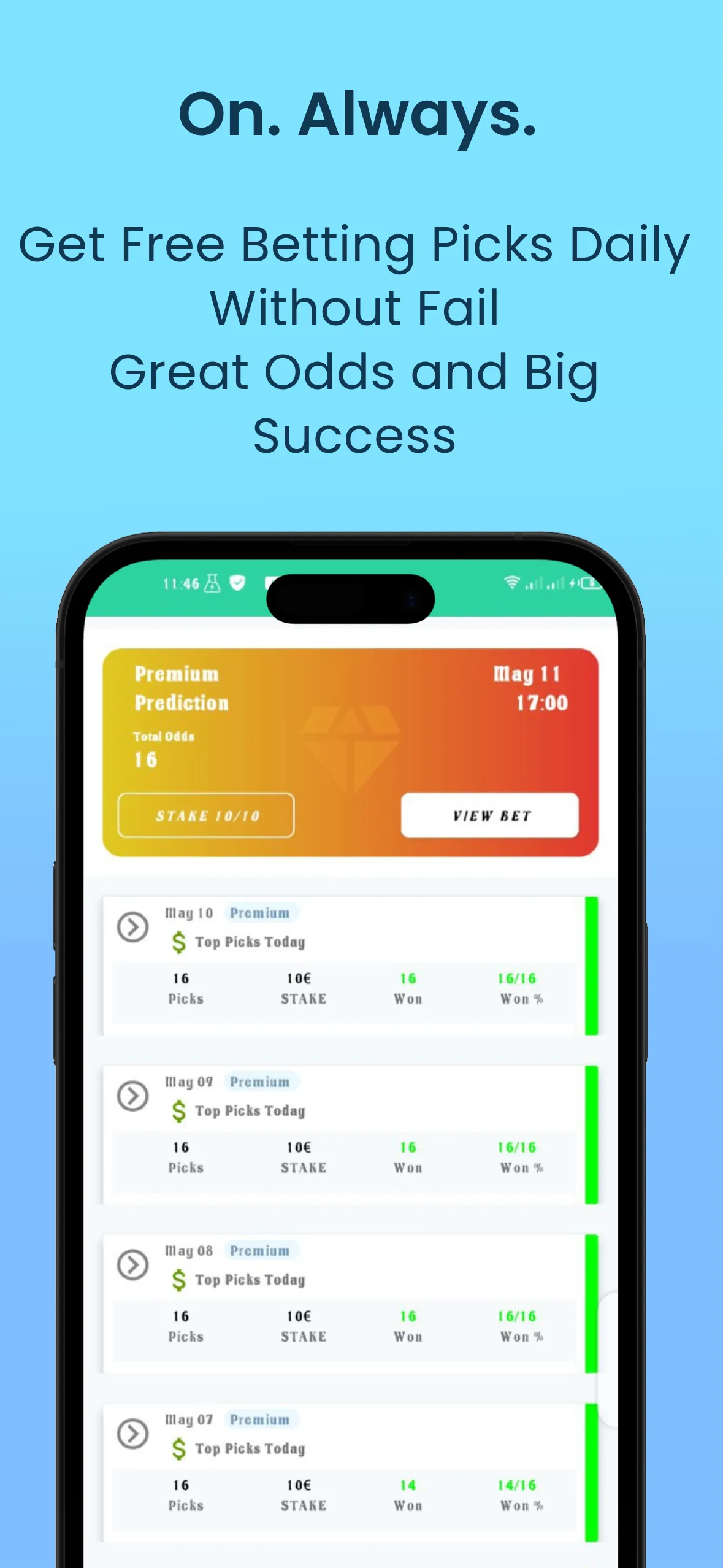 Betting Tips & Odds - Picksfy | Indus Appstore | Screenshot