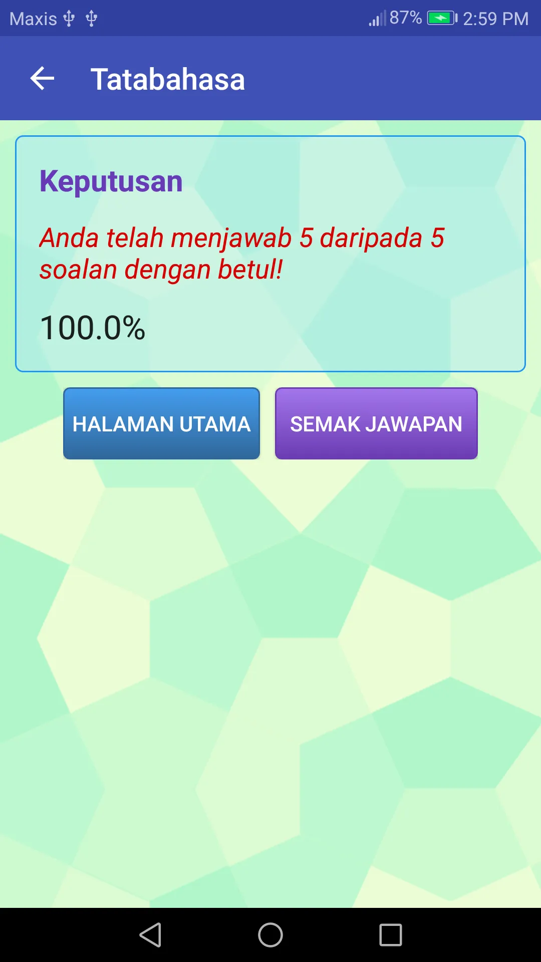 Tatabahasa : Nota & Latih Tubi | Indus Appstore | Screenshot