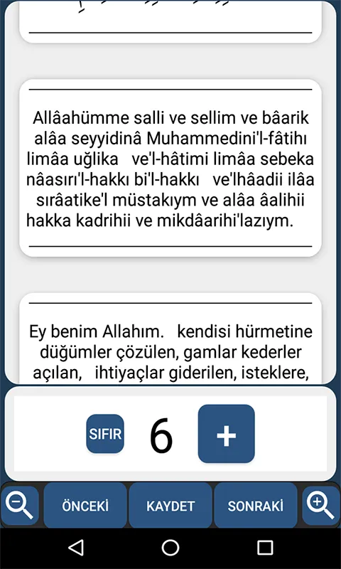 Salavatlar  Esmalar Zikirmatik | Indus Appstore | Screenshot