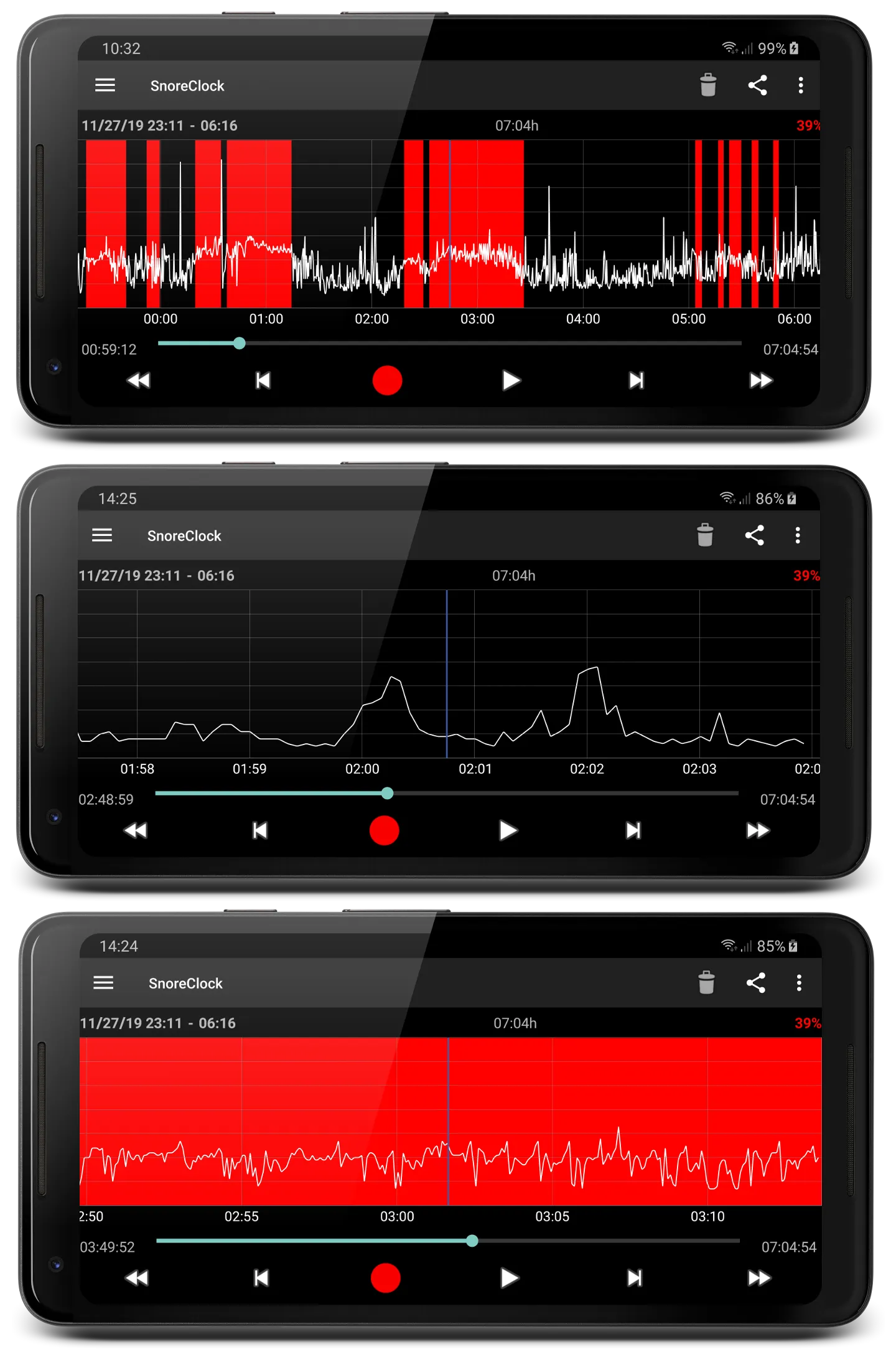 SnoreClock - Do you snore? | Indus Appstore | Screenshot