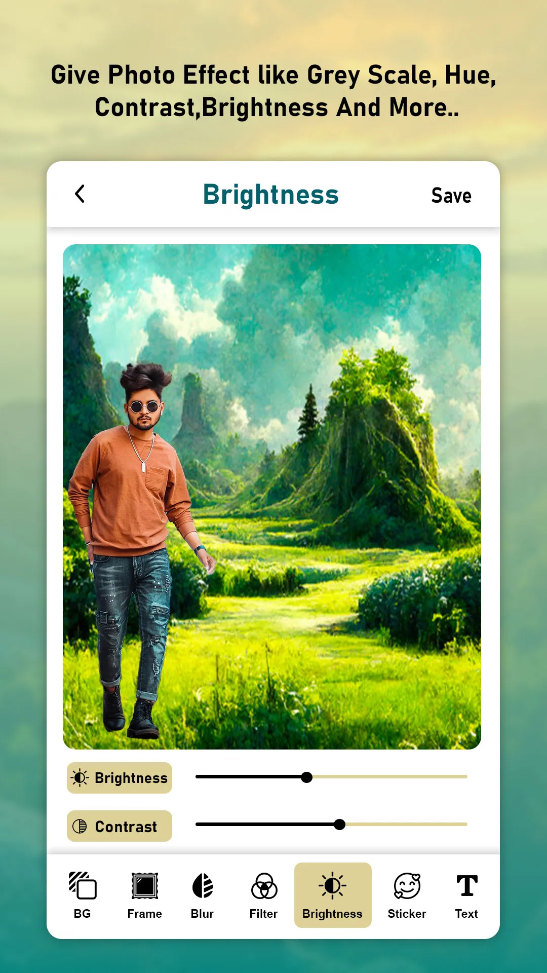 Sunset Garden Photo Editor | Indus Appstore | Screenshot