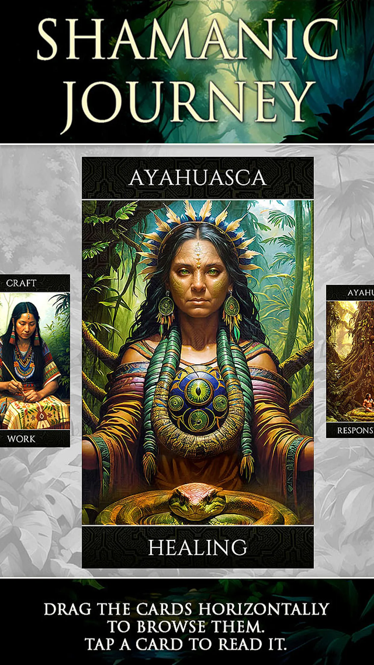 Shamanic Oracle Cards | Indus Appstore | Screenshot