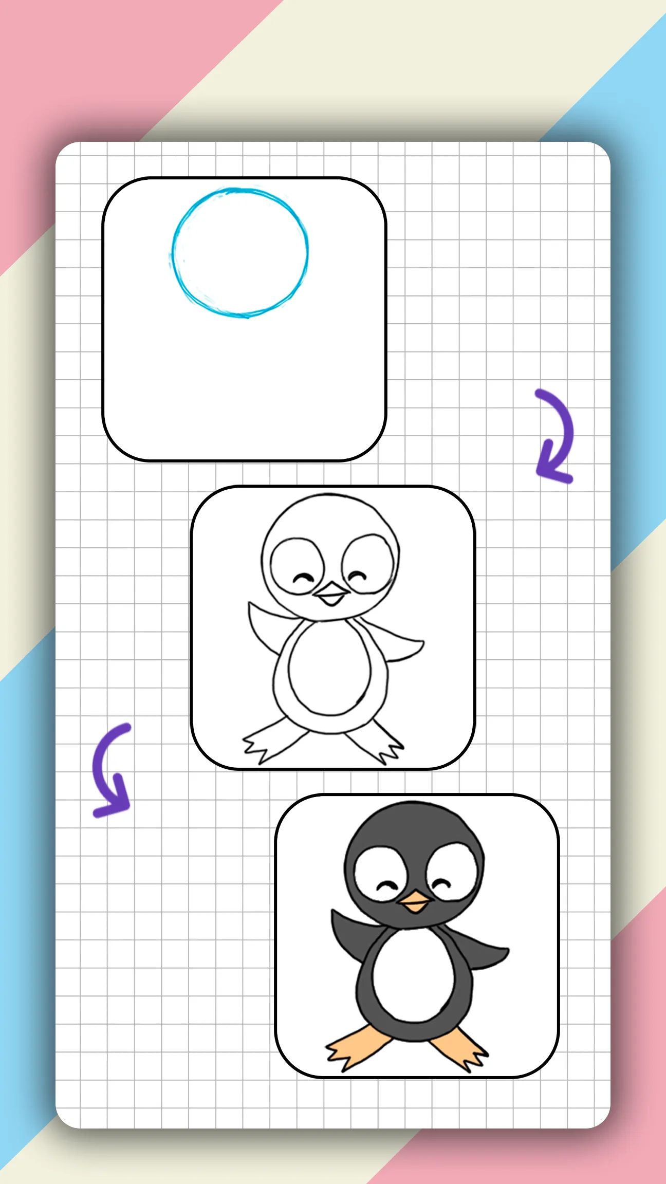 How to draw cute animals step  | Indus Appstore | Screenshot