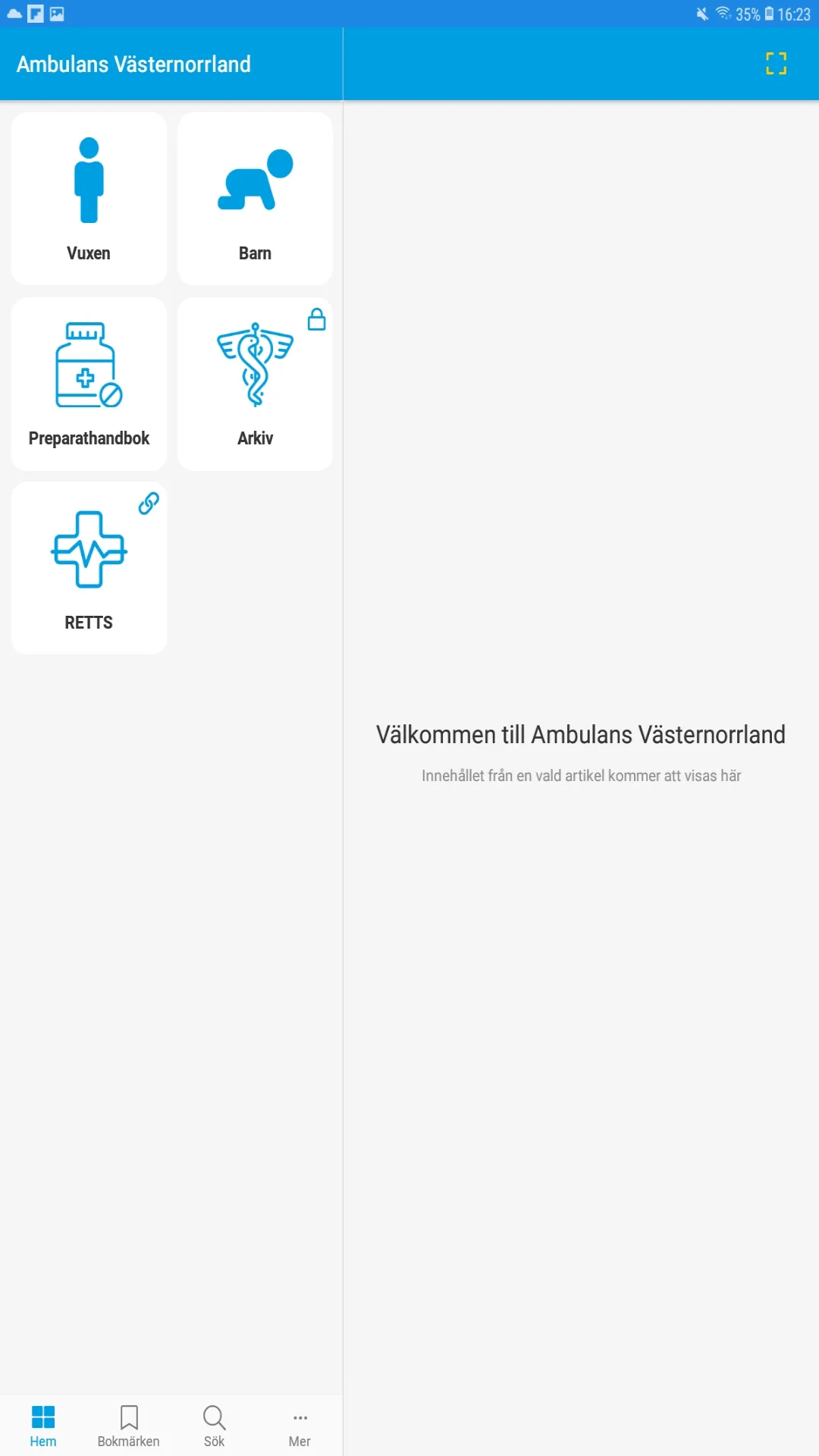 Ambulans Västernorrland | Indus Appstore | Screenshot