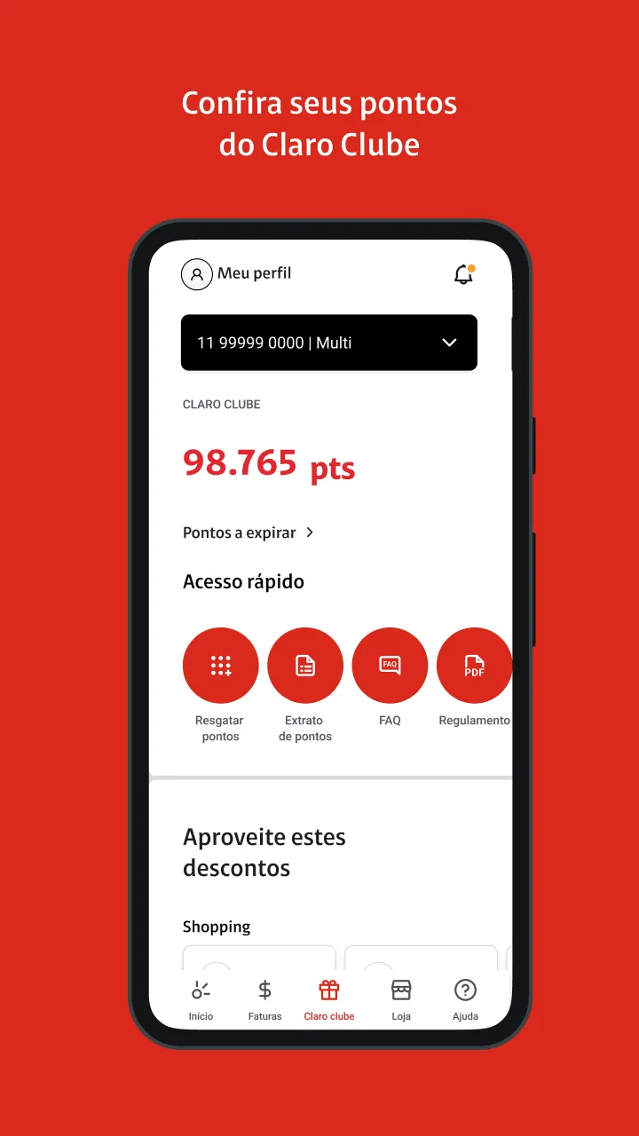 Minha Claro Móvel | Indus Appstore | Screenshot