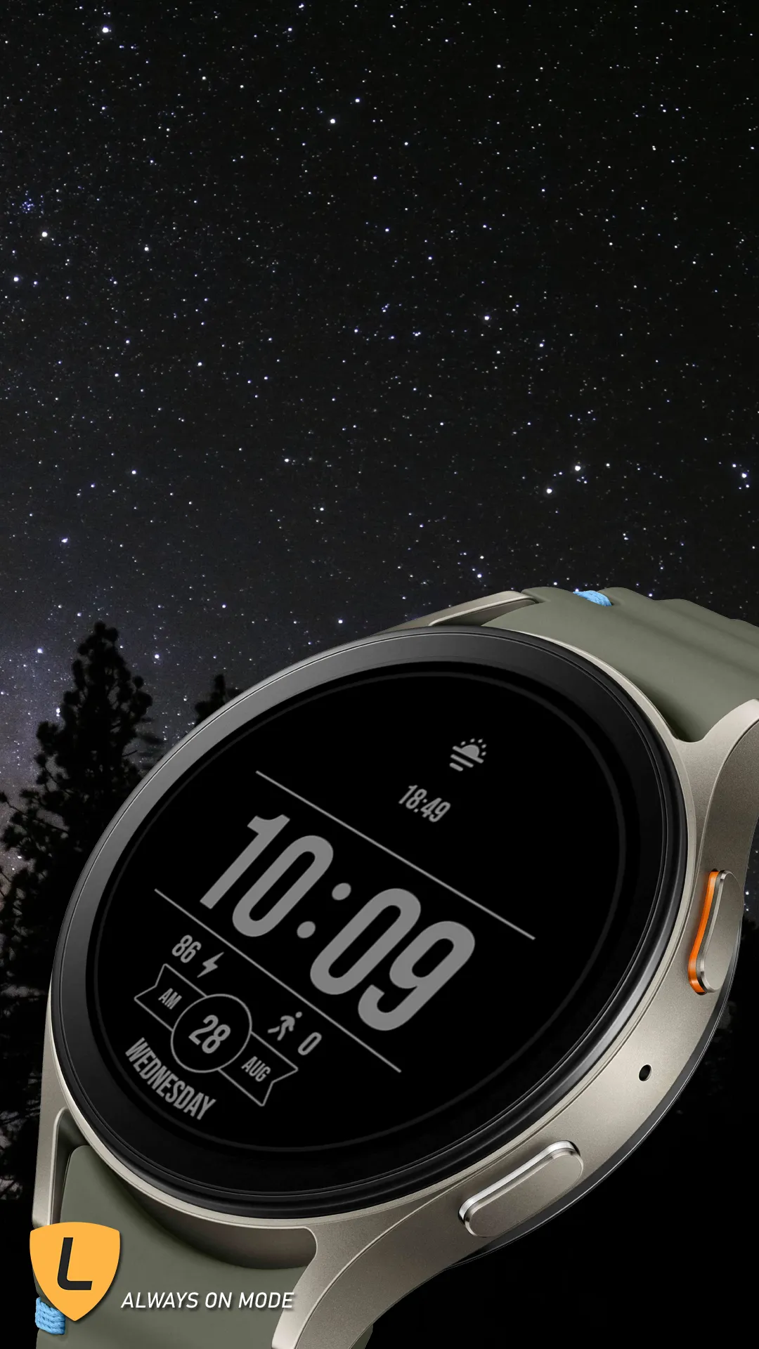 Go Green Watch Face 017 | Indus Appstore | Screenshot