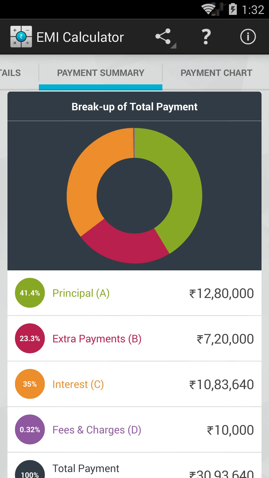 EMI Calculator | Indus Appstore | Screenshot