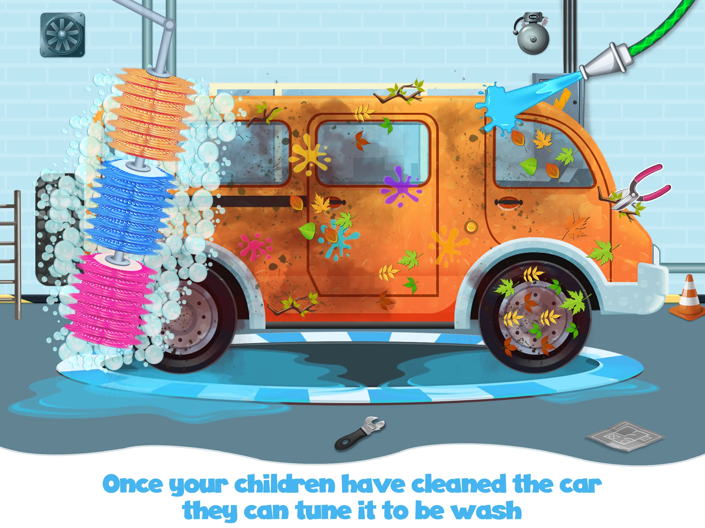 Baby Car Wash Garage Games | Indus Appstore | Screenshot