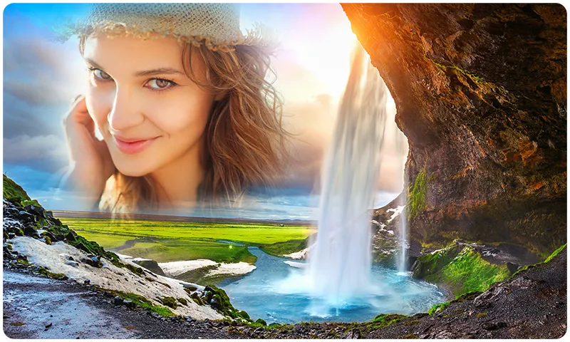 Waterfall Photo Frames | Indus Appstore | Screenshot