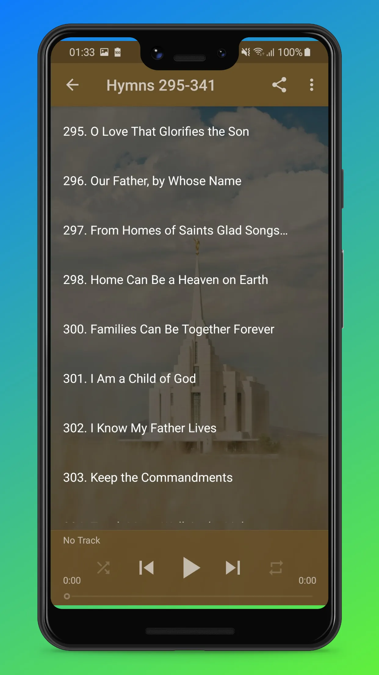 LDS Music - Mormon Hymns | Indus Appstore | Screenshot