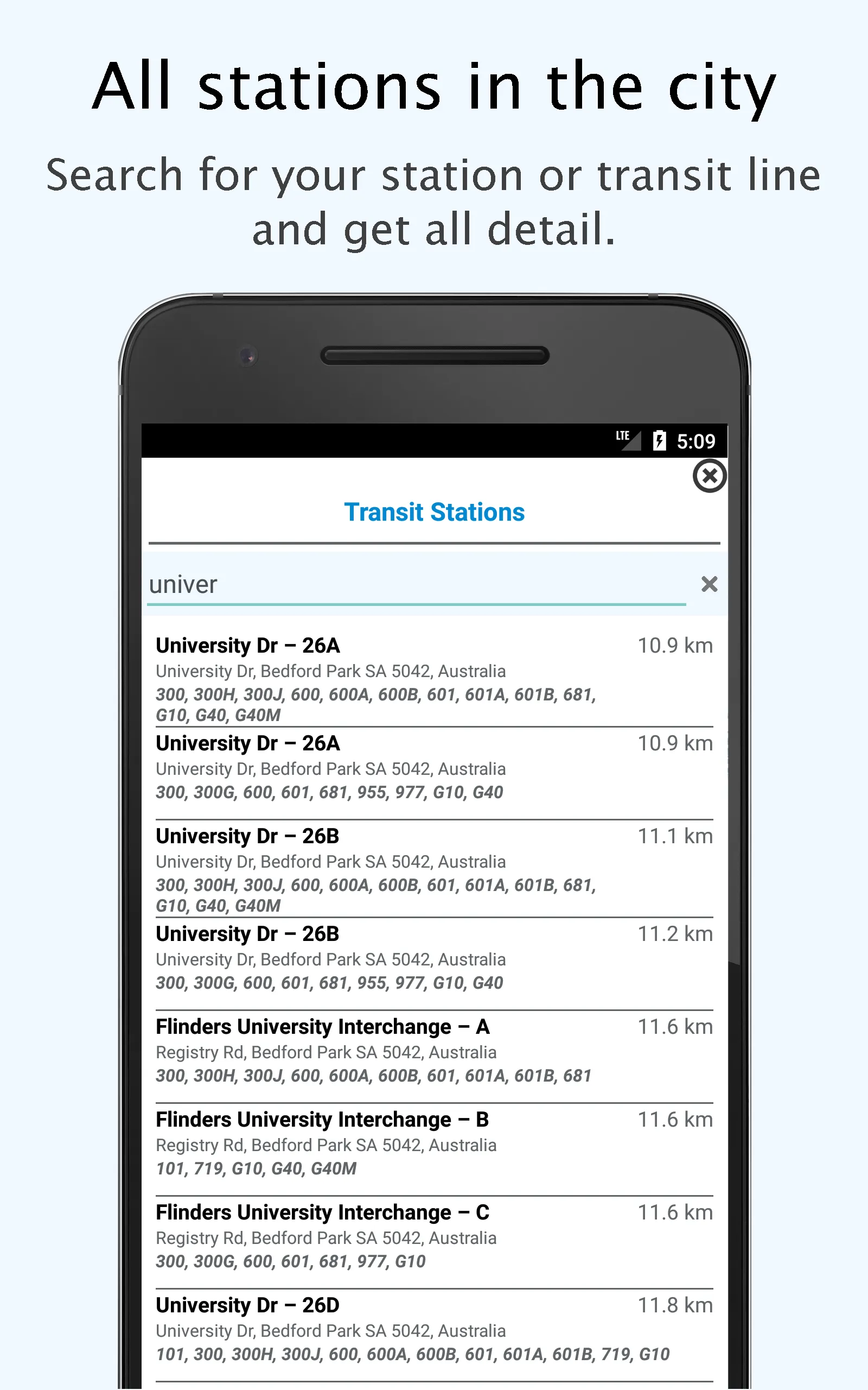 Adelaide Public Transit | Indus Appstore | Screenshot