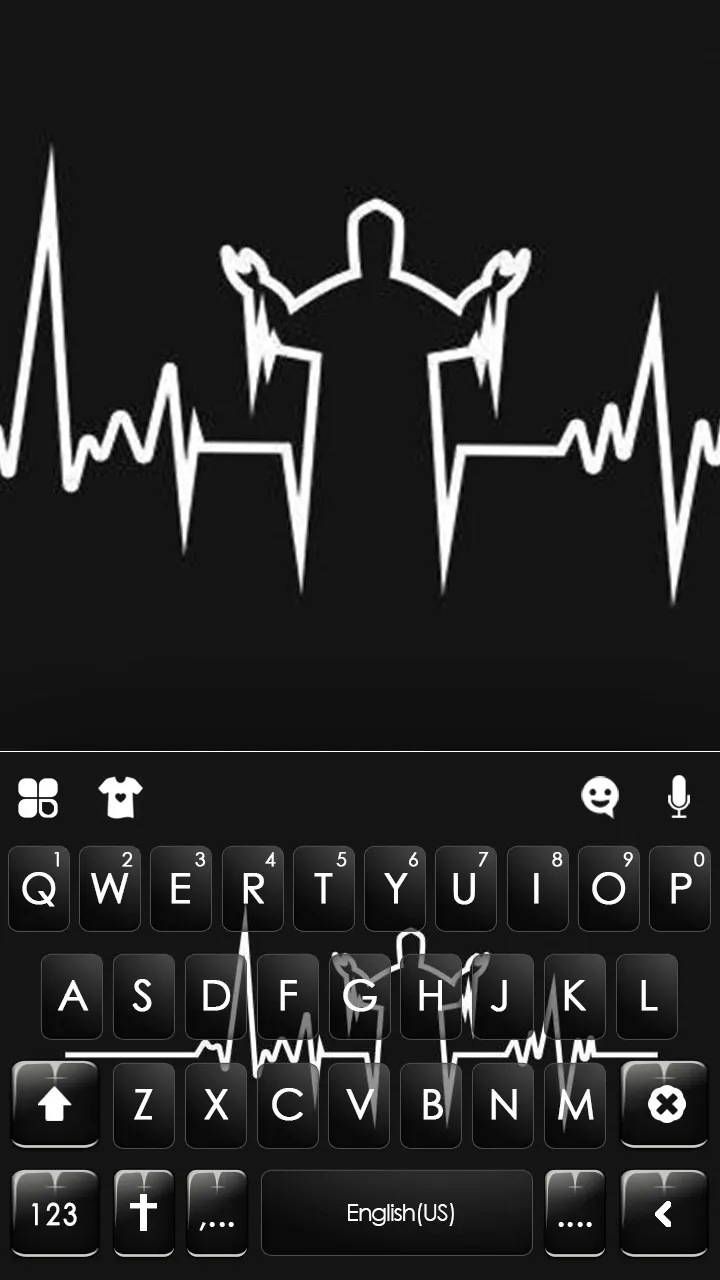 Jesus Heartbeat Keyboard Backg | Indus Appstore | Screenshot