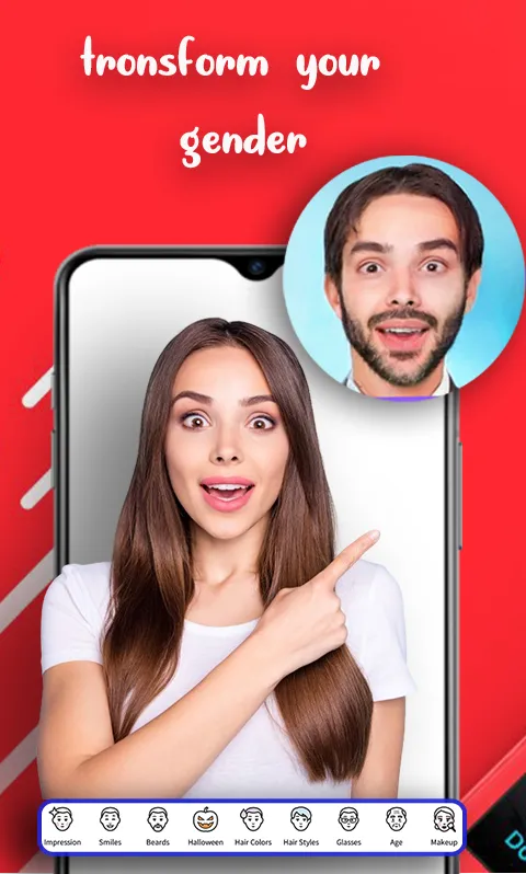 Face gender changer app swap | Indus Appstore | Screenshot