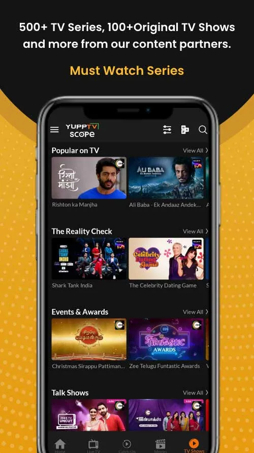 YuppTV Scope | Indus Appstore | Screenshot