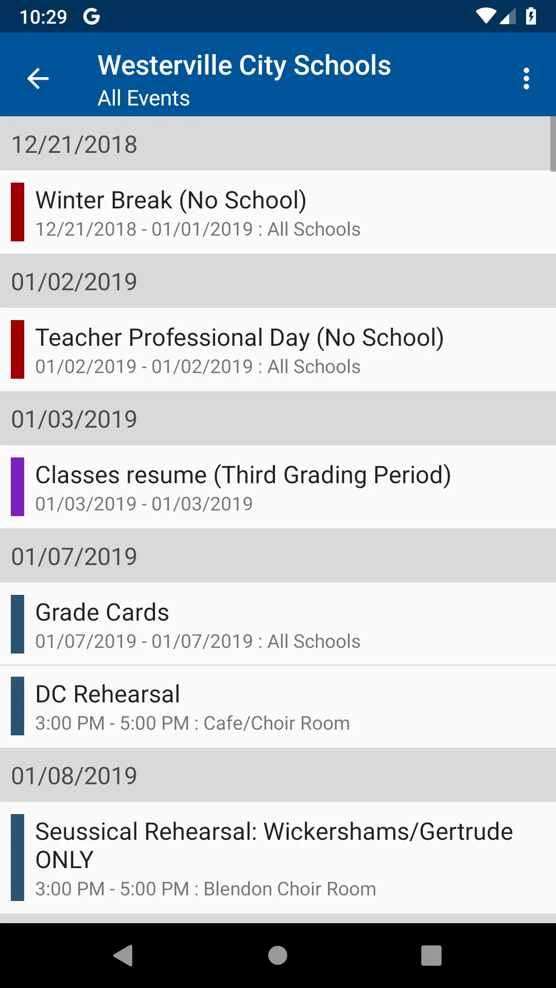 Westerville City Schools | Indus Appstore | Screenshot