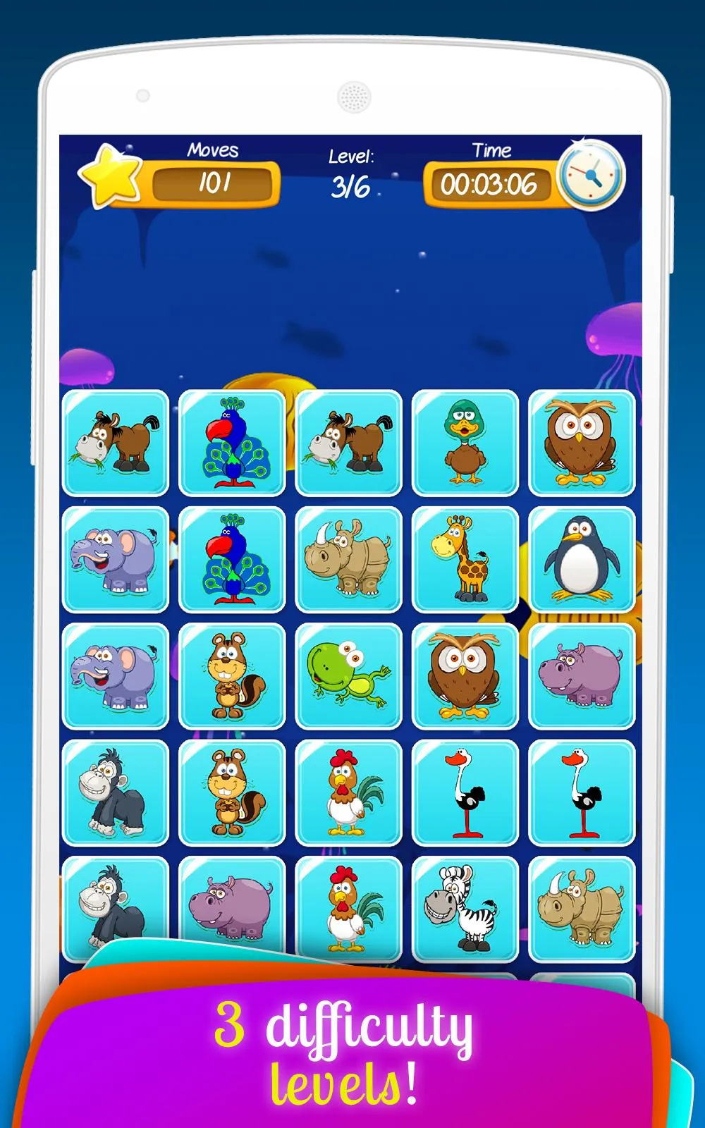 Matching Animals Game for Kids | Indus Appstore | Screenshot