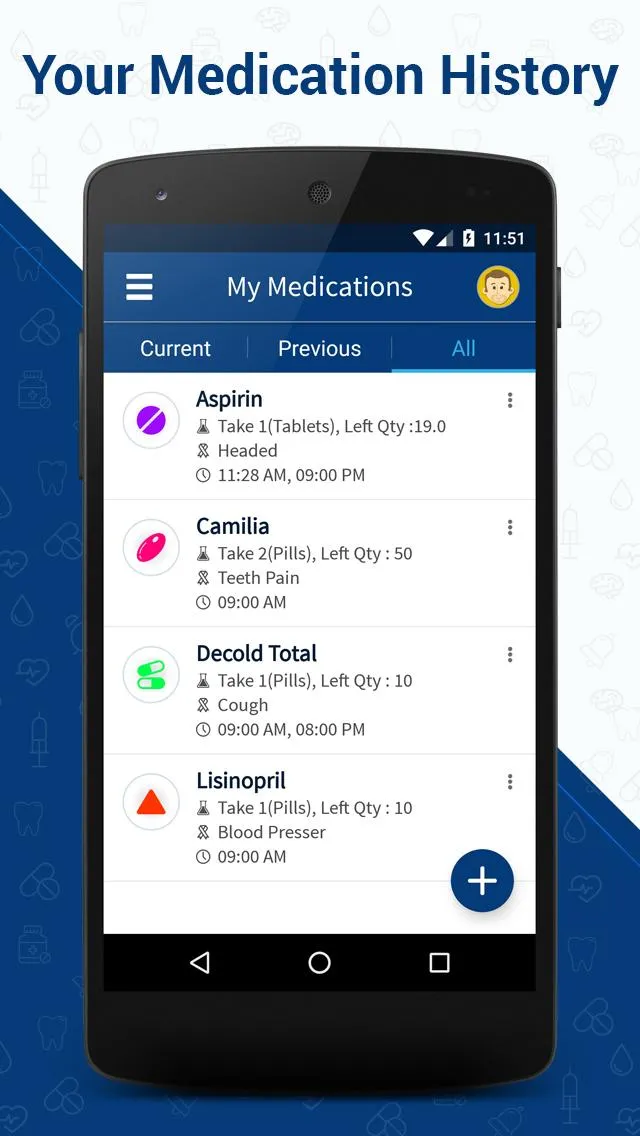 Personal Medication Diary | Indus Appstore | Screenshot