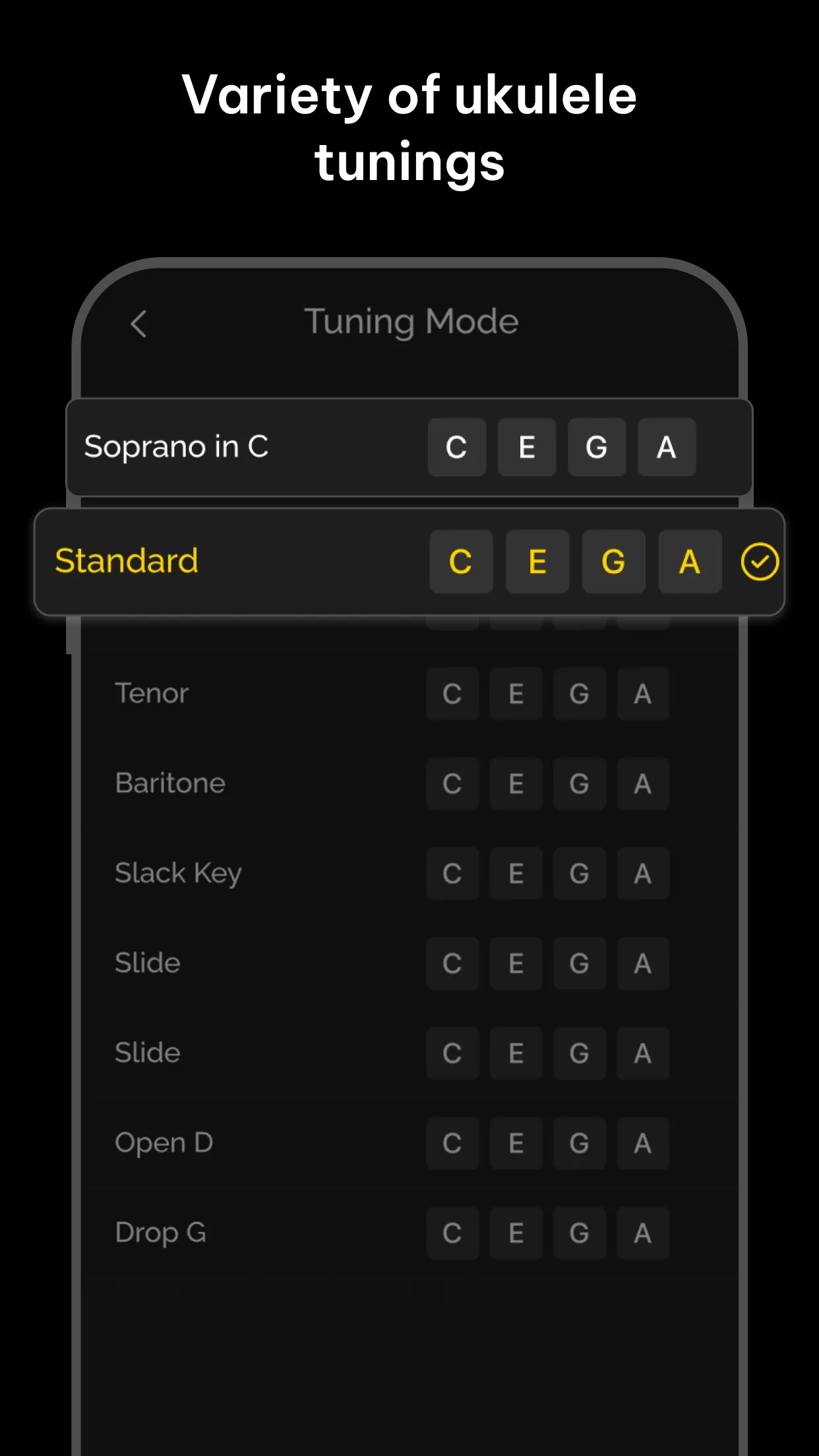 Ukulele Tuner by Tunio | Indus Appstore | Screenshot