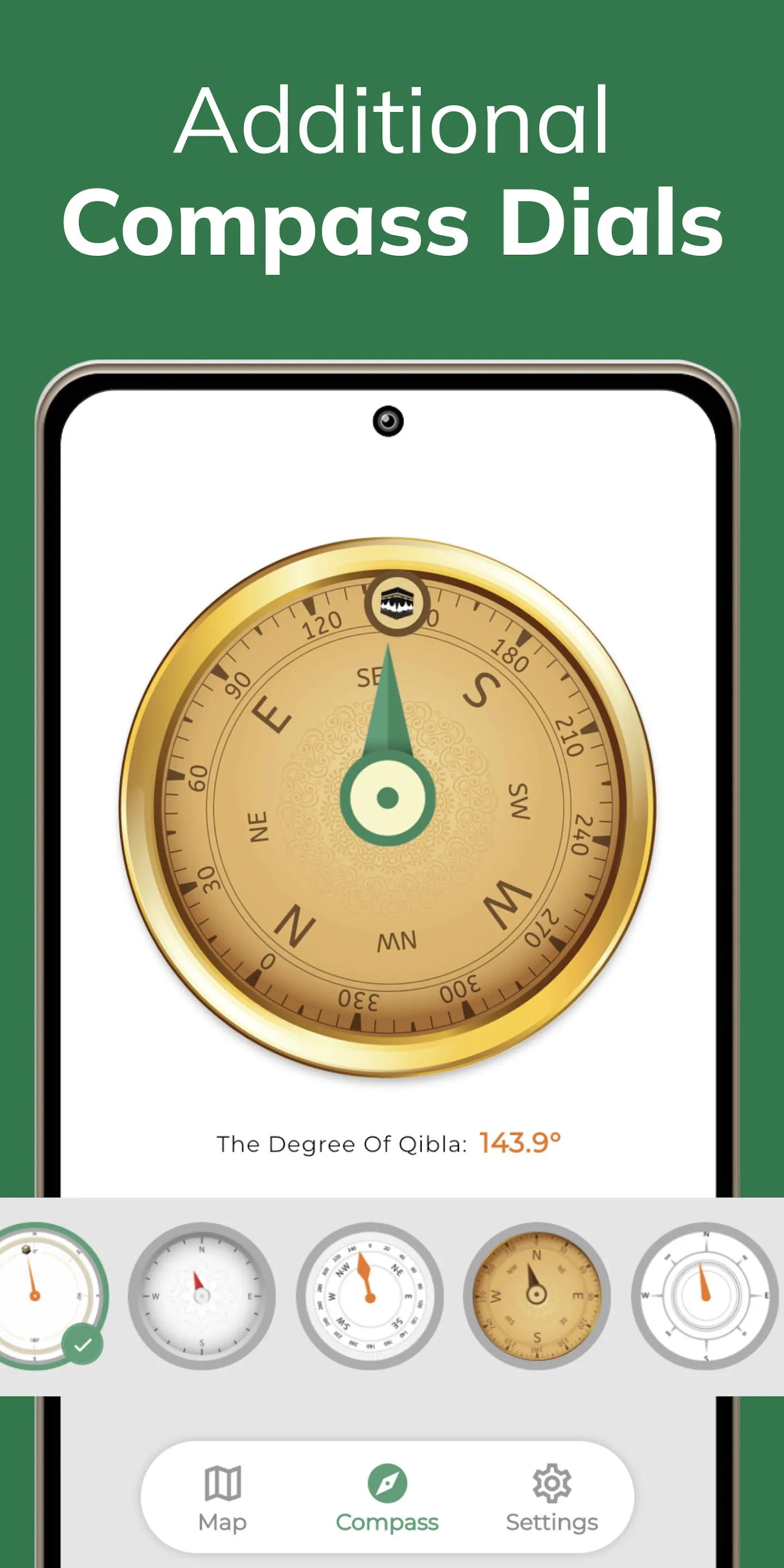 Qibla Finder Compass 100% | Indus Appstore | Screenshot