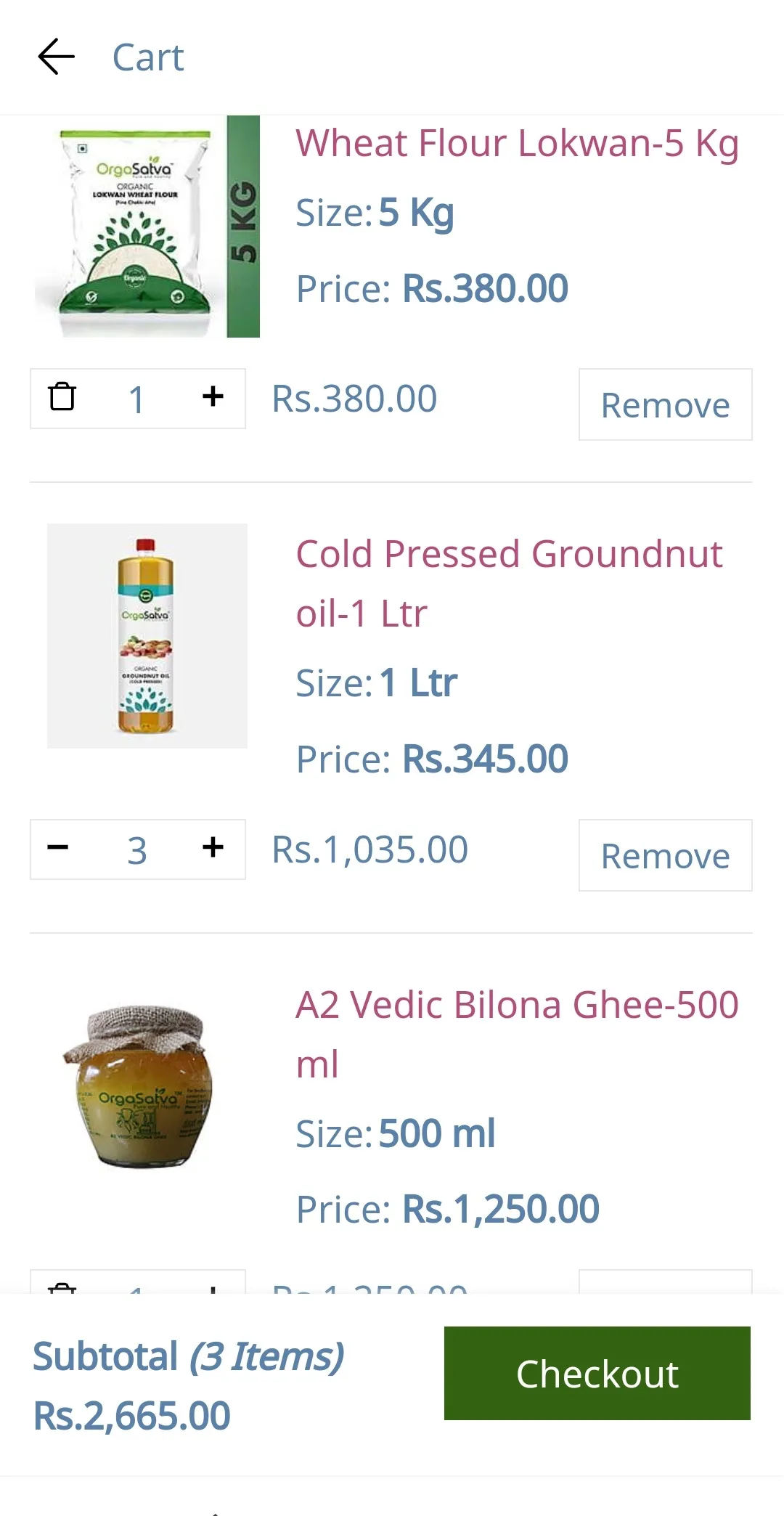 OrgaSatva -Online Grocery Shop | Indus Appstore | Screenshot