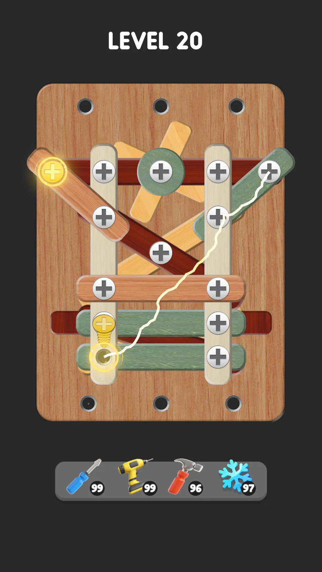 Wood Screw Puzzle, Nuts&Bolts | Indus Appstore | Screenshot