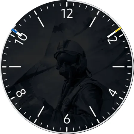 Ghost Of Kyiv Watch Face | Indus Appstore | Screenshot