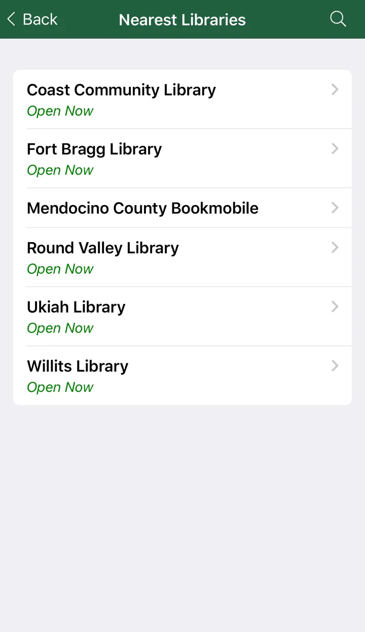 Mendocino County Library | Indus Appstore | Screenshot