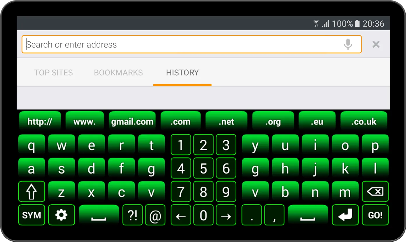 Green Keyboard | Indus Appstore | Screenshot