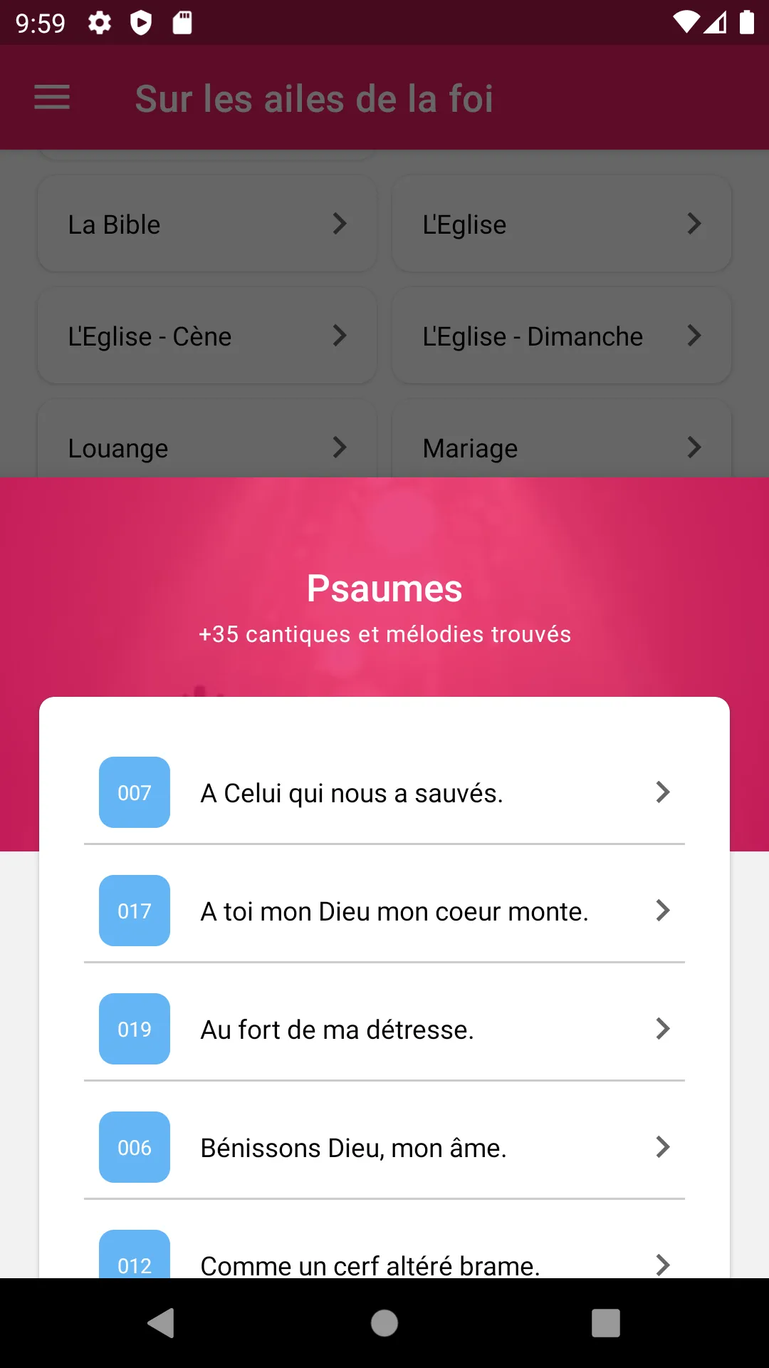 Sur les ailes de la foi | Indus Appstore | Screenshot