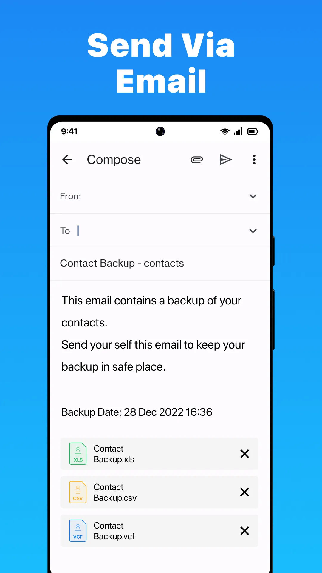 Contacts Backup - Sync Restore | Indus Appstore | Screenshot