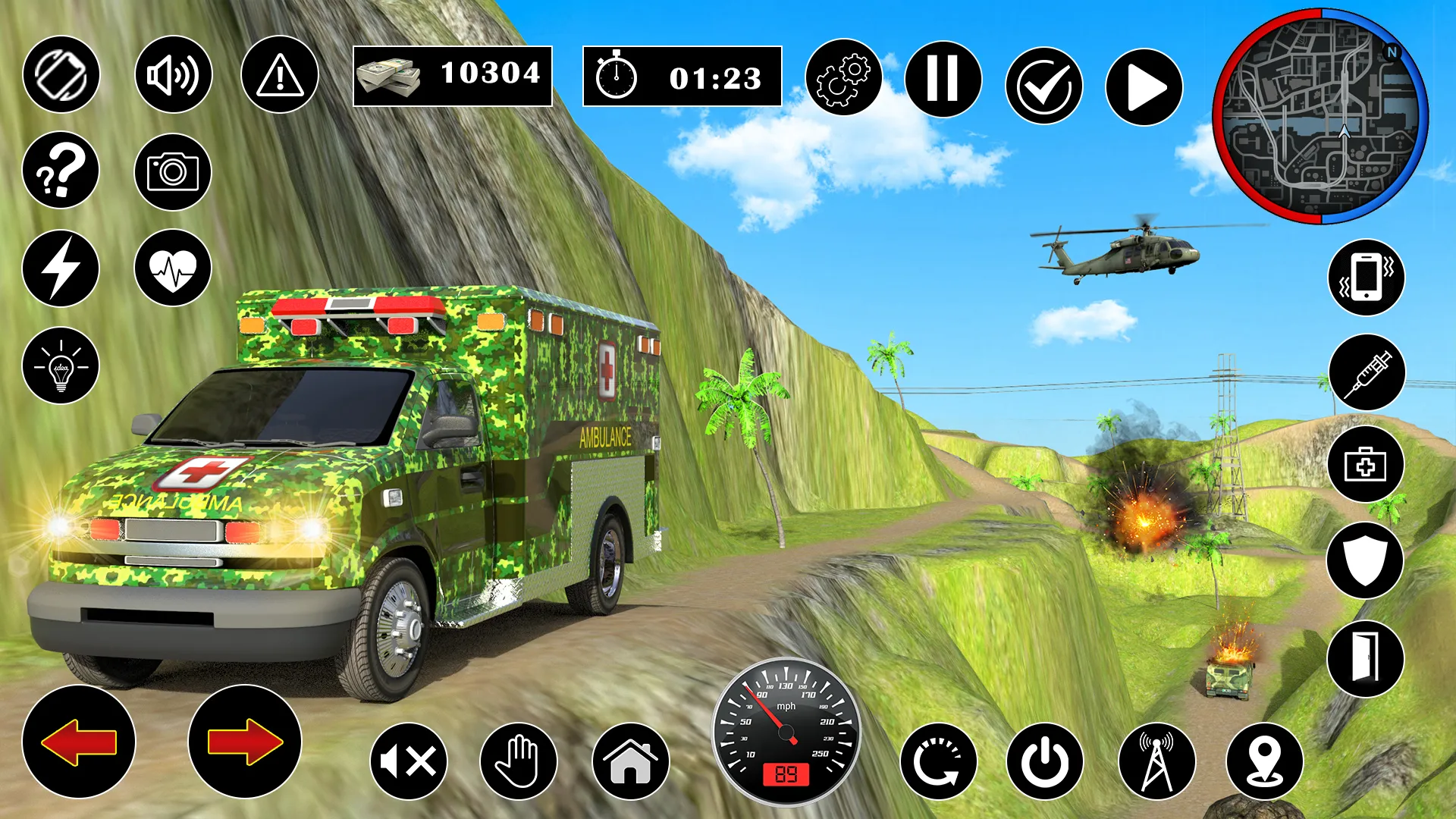 US Army Ambulance Game: Rescue | Indus Appstore | Screenshot