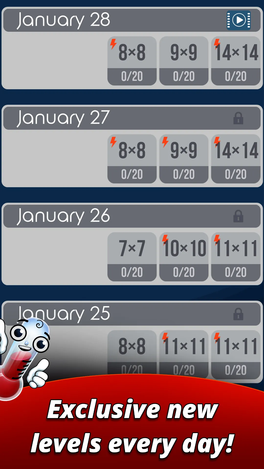 Grids of Thermometers | Indus Appstore | Screenshot