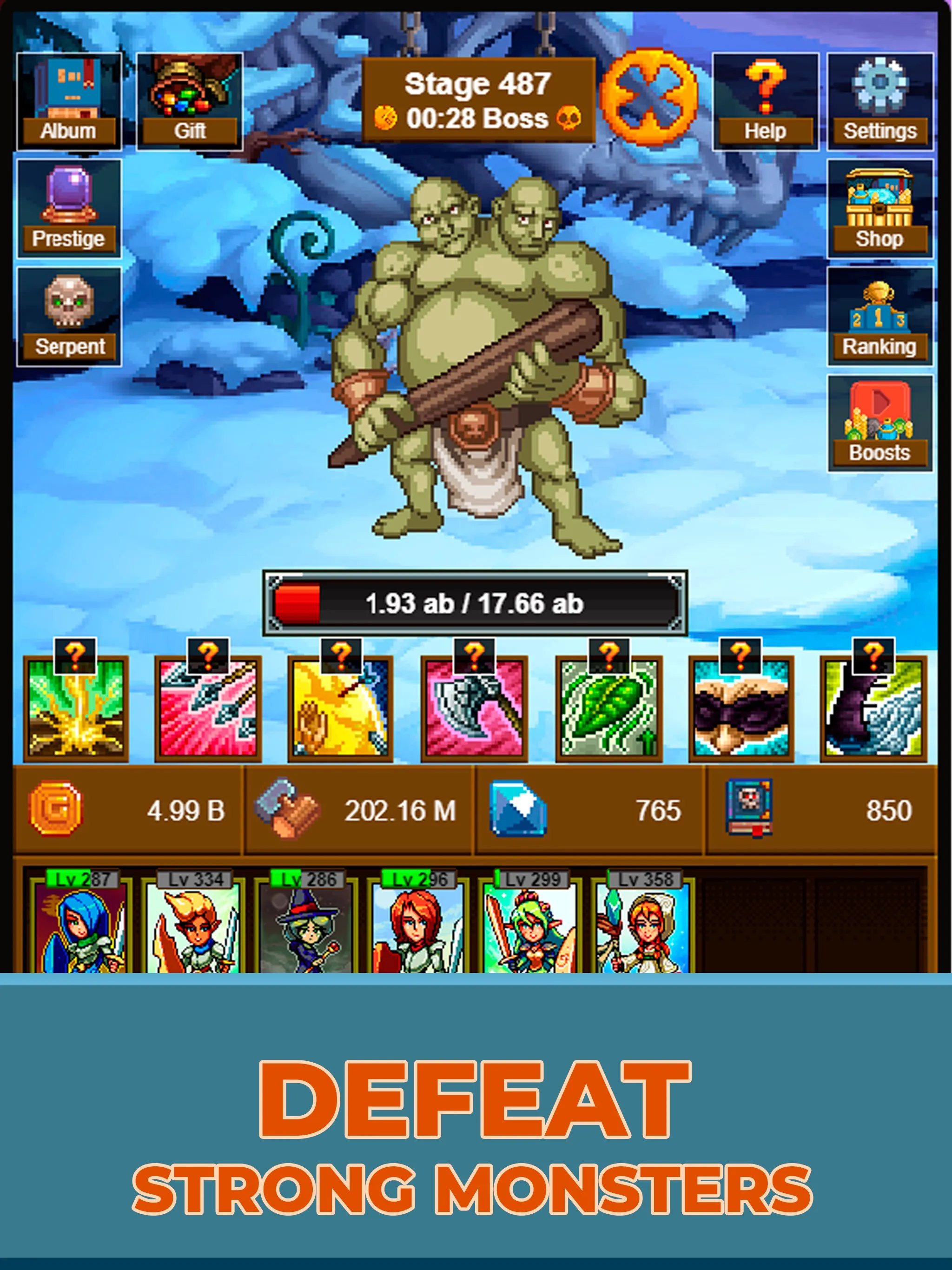 Idle Pixel Heroes: Idle Merger | Indus Appstore | Screenshot