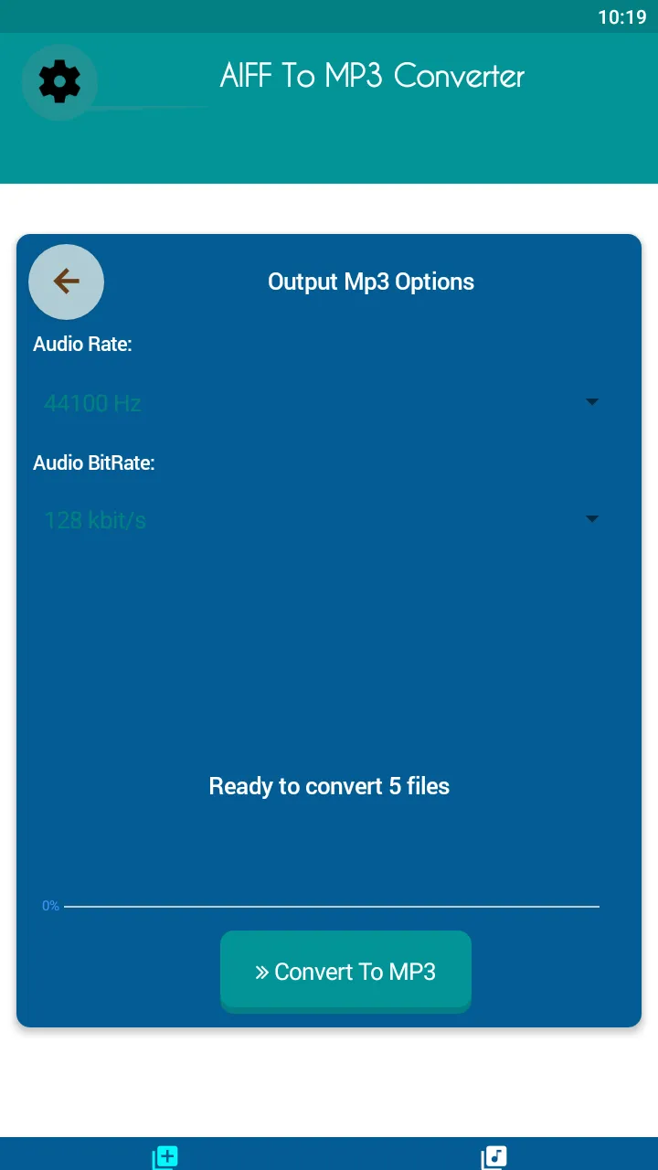 Convert AIFF to MP3 | Indus Appstore | Screenshot