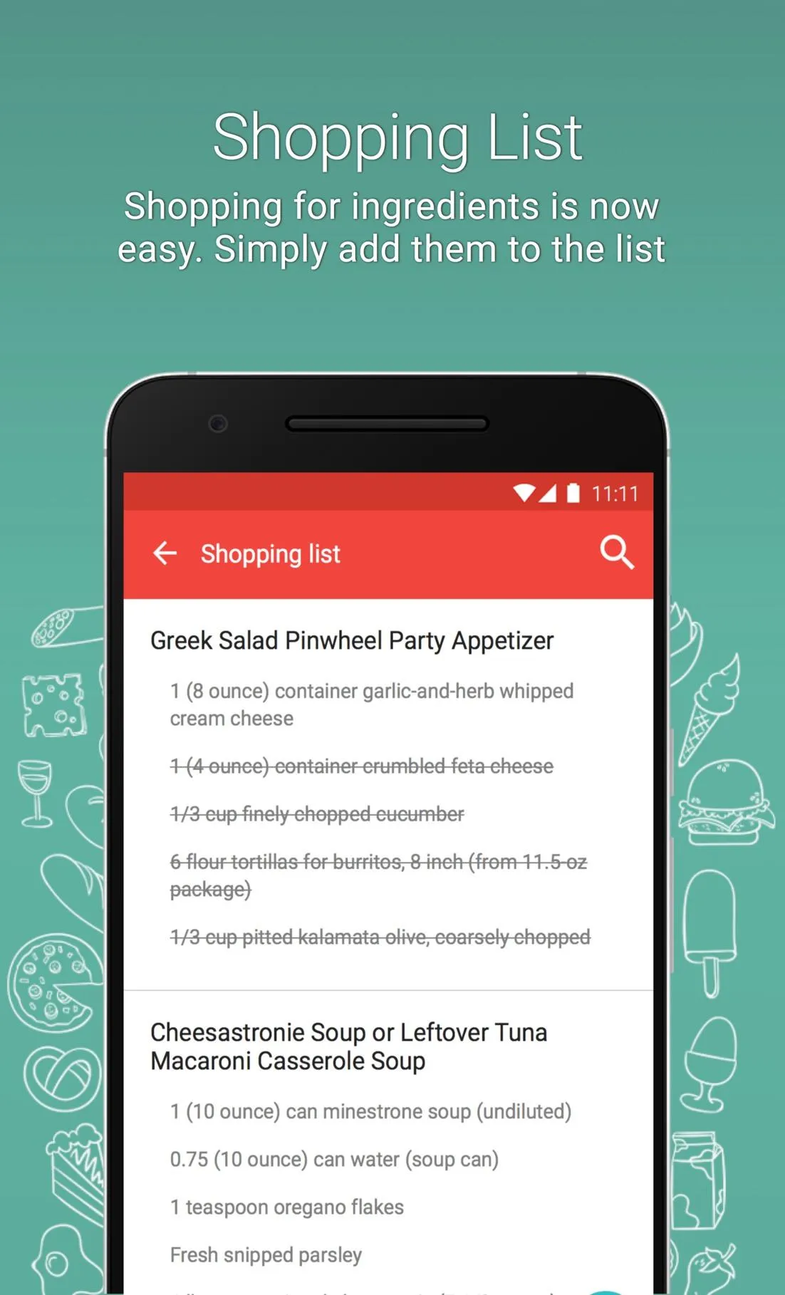 Dinner Recipes & Meal Planner | Indus Appstore | Screenshot