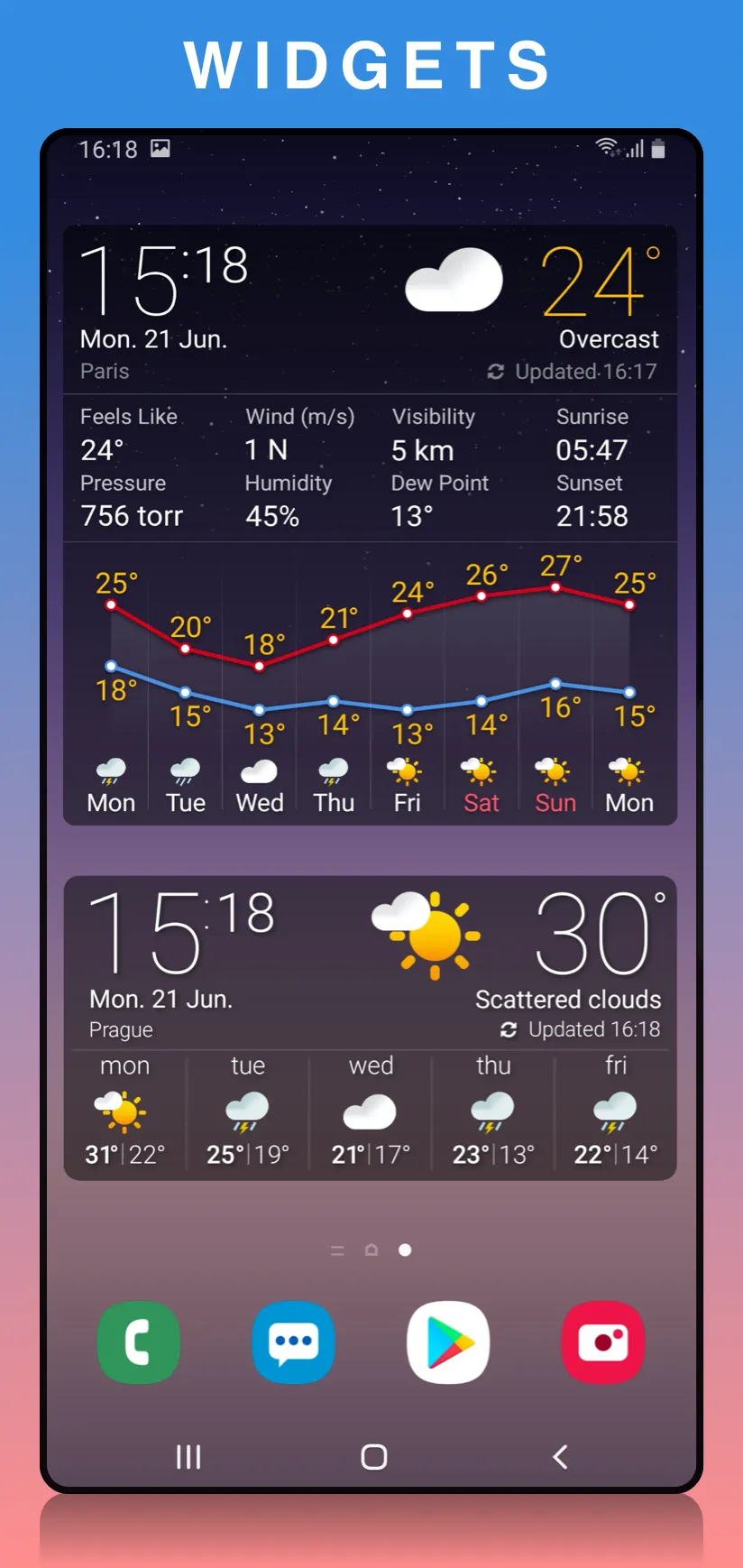 ONE METEO | Indus Appstore | Screenshot