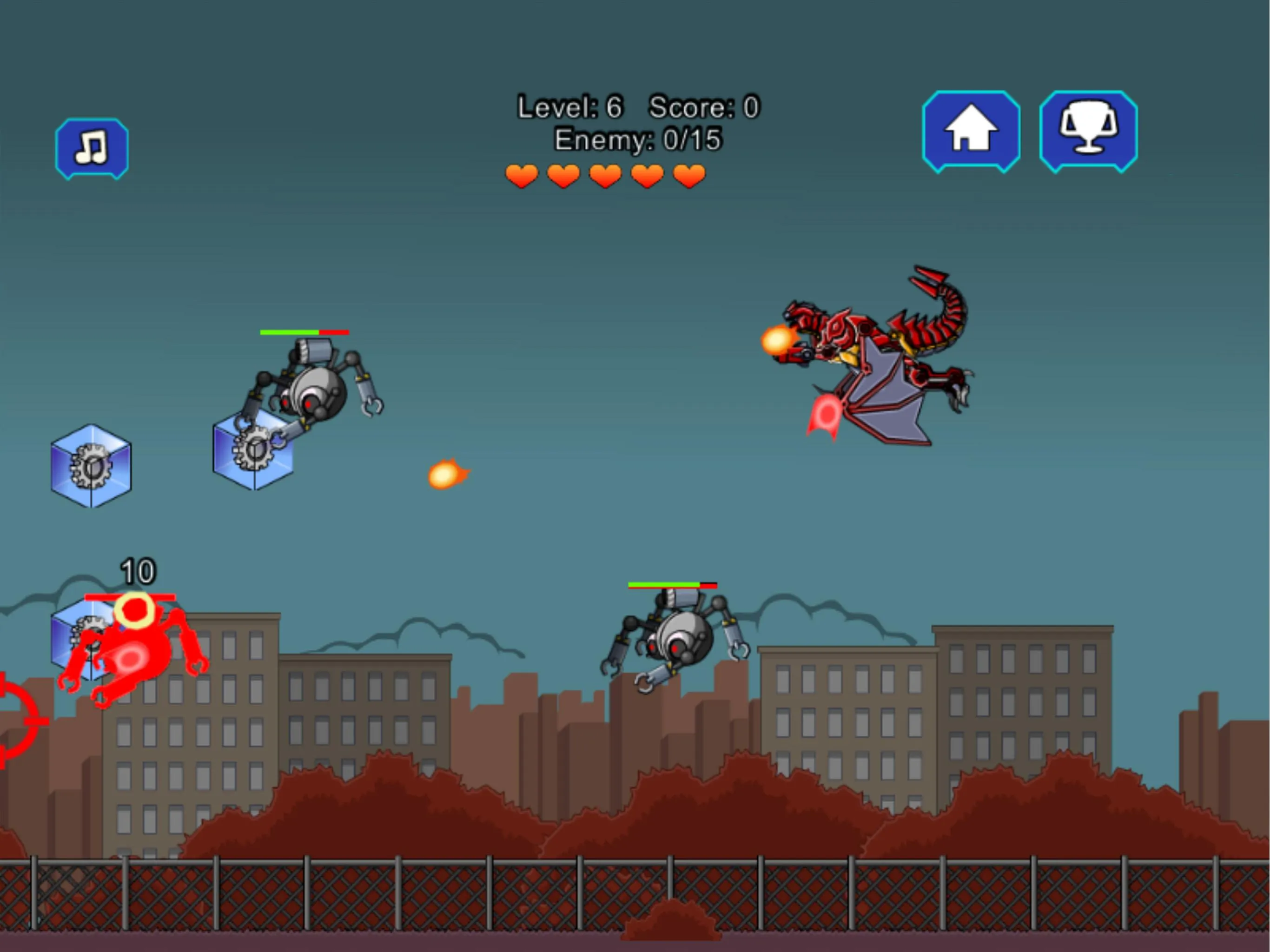 Robot Terminator Fire Dragon | Indus Appstore | Screenshot