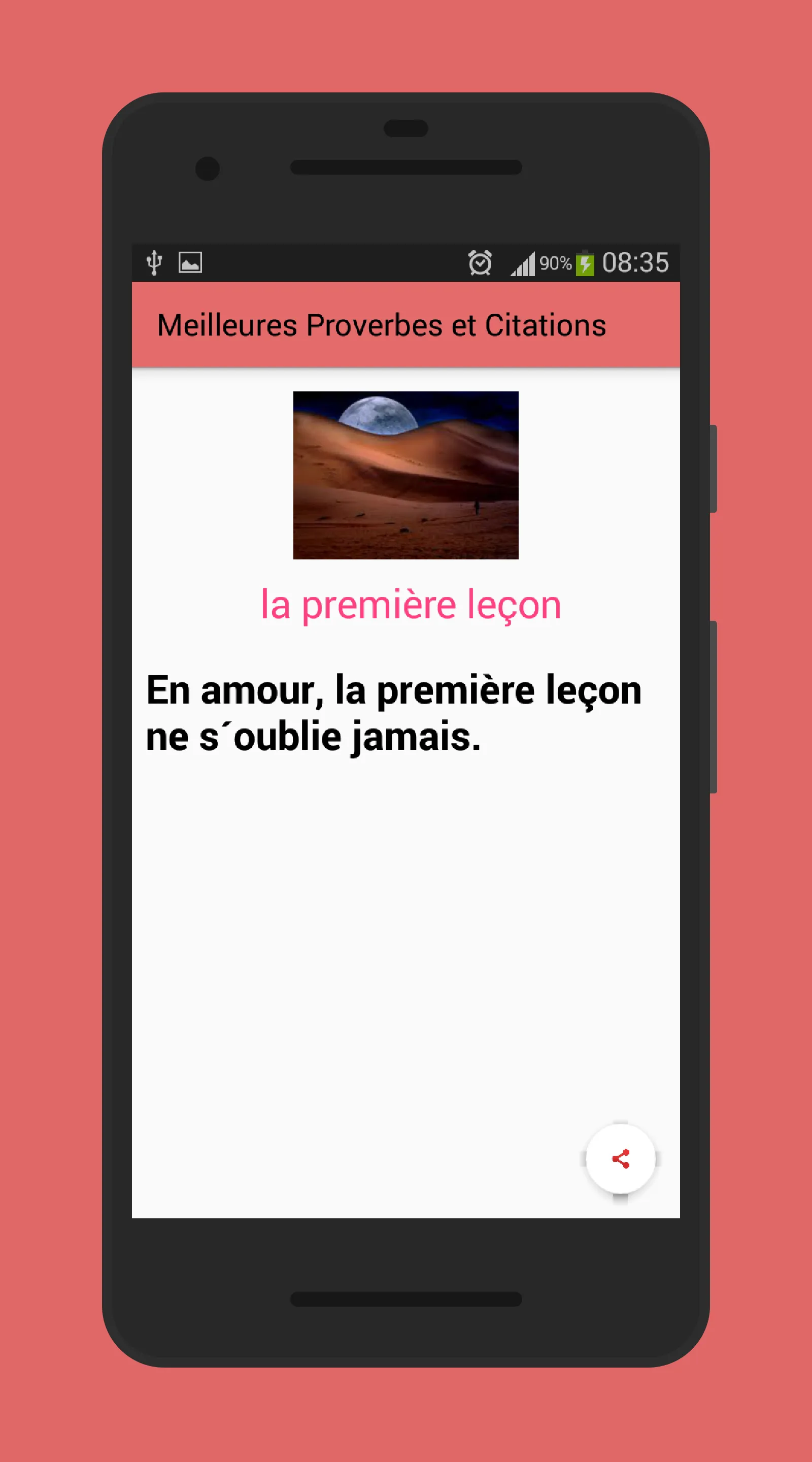 Proverbes et citations | Indus Appstore | Screenshot