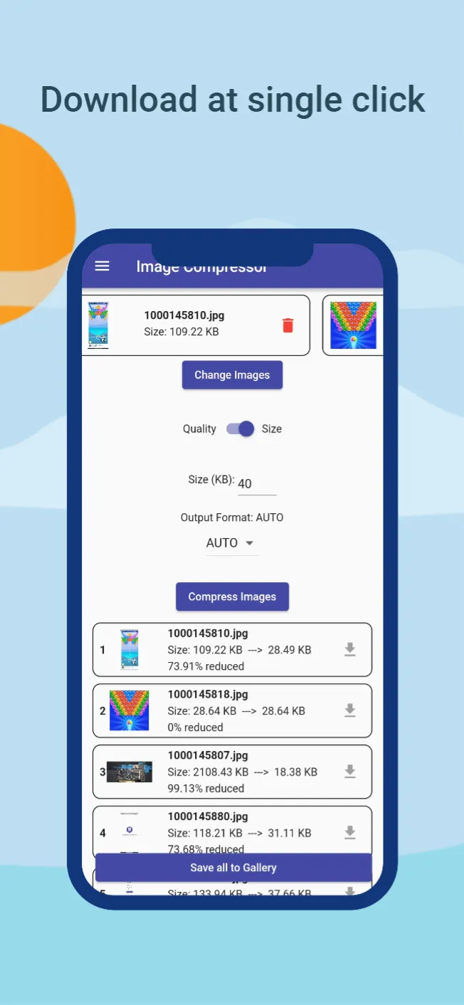 Image compressor size mb - kb | Indus Appstore | Screenshot