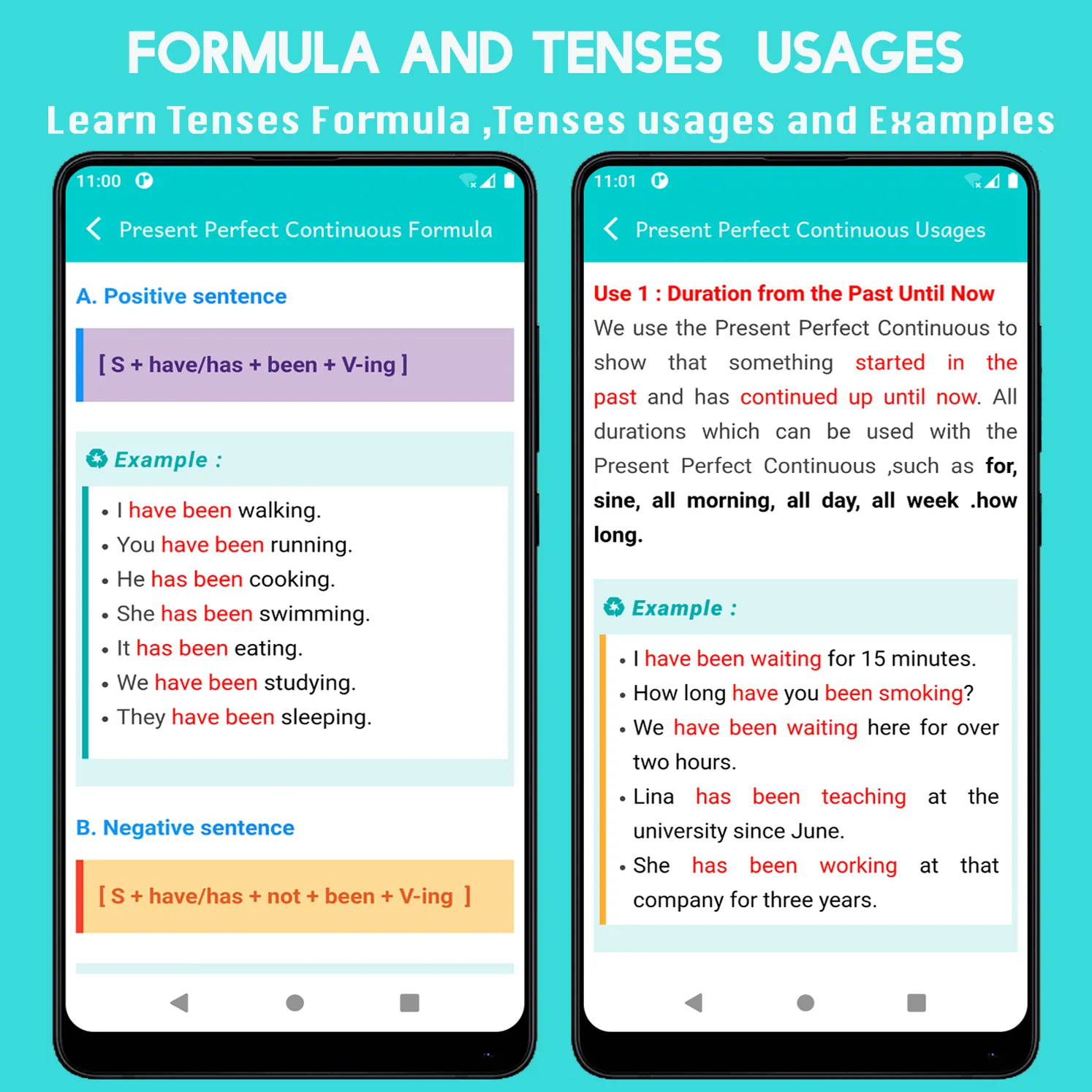 All English Tenses | Indus Appstore | Screenshot