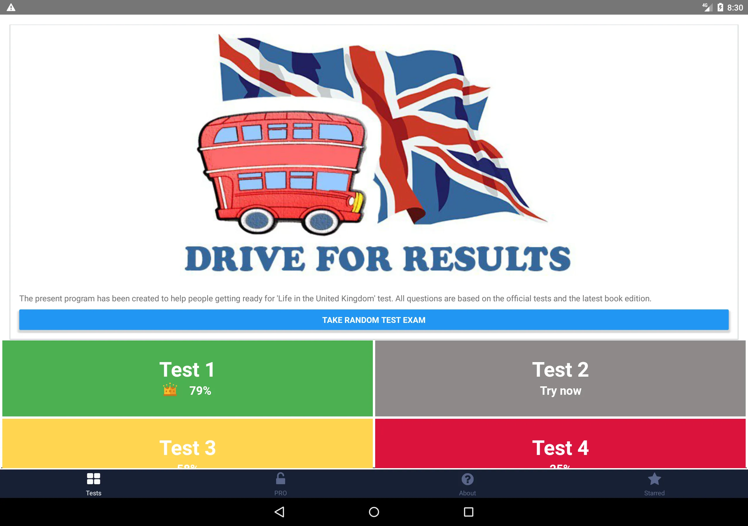 Life in the UK Test | Indus Appstore | Screenshot