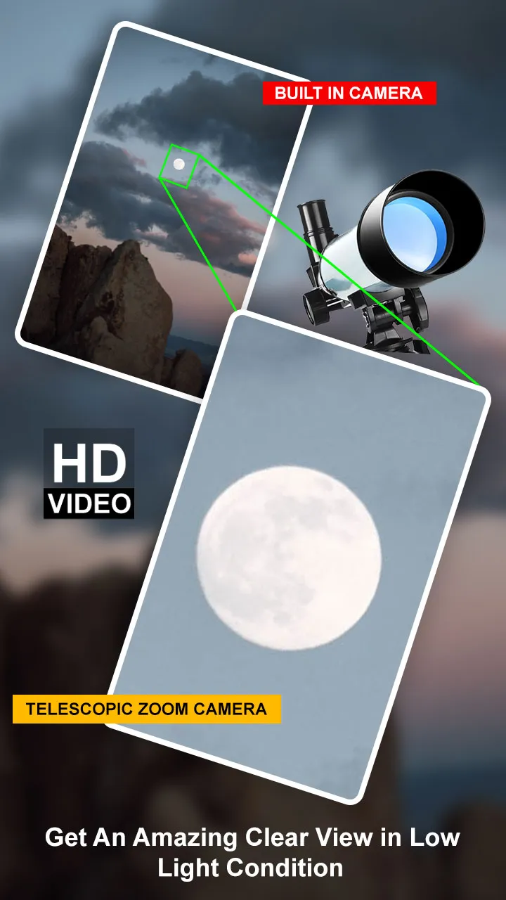 Ultra Zoom HD Camera Telescope | Indus Appstore | Screenshot