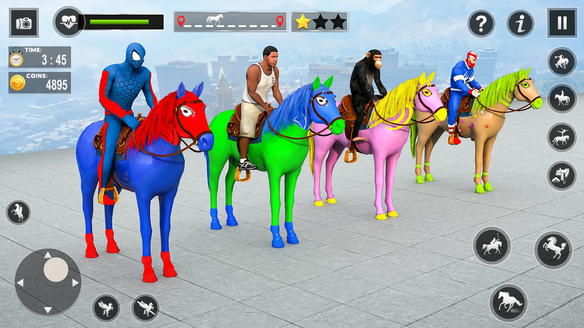 Crazy Spider Horse Riding Game | Indus Appstore | Screenshot