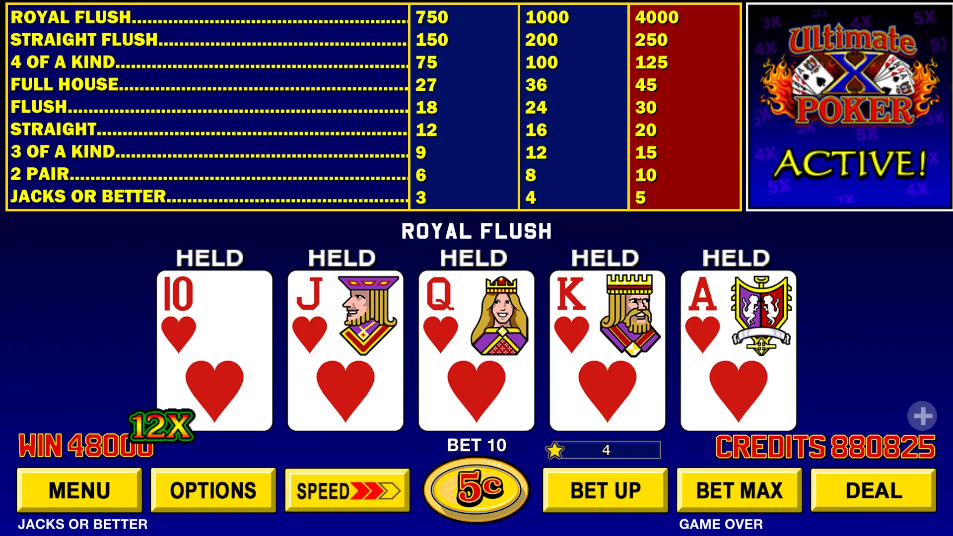 Ultimate X Poker™ Video Poker | Indus Appstore | Screenshot