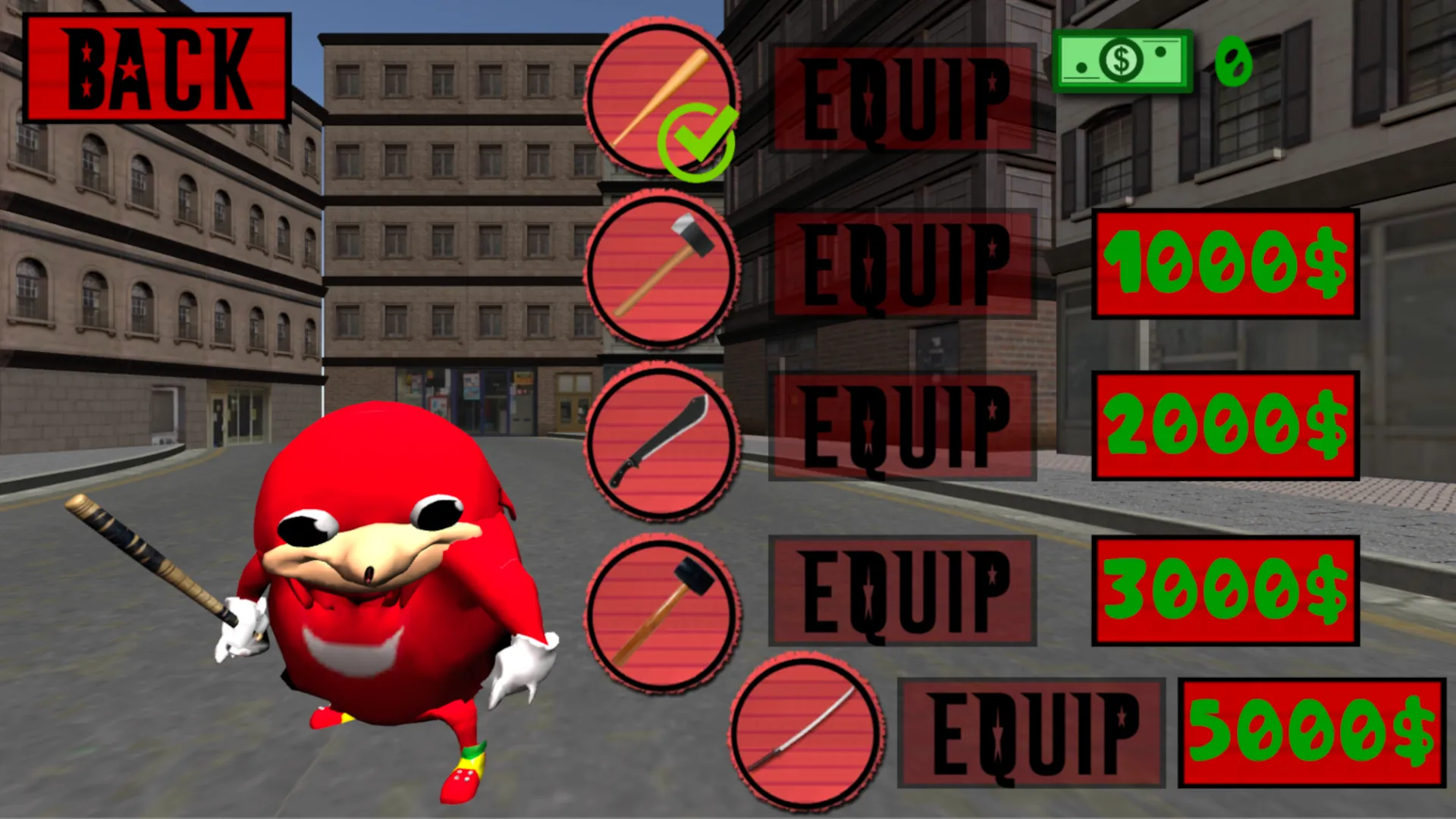 Ugandan Simulator. Knuckles 3D | Indus Appstore | Screenshot