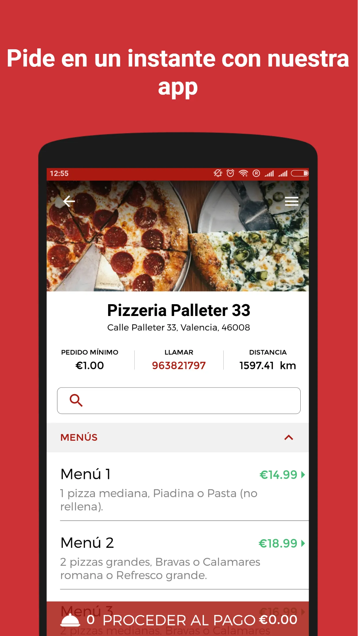 Pizzeria Palleter 33 | Indus Appstore | Screenshot