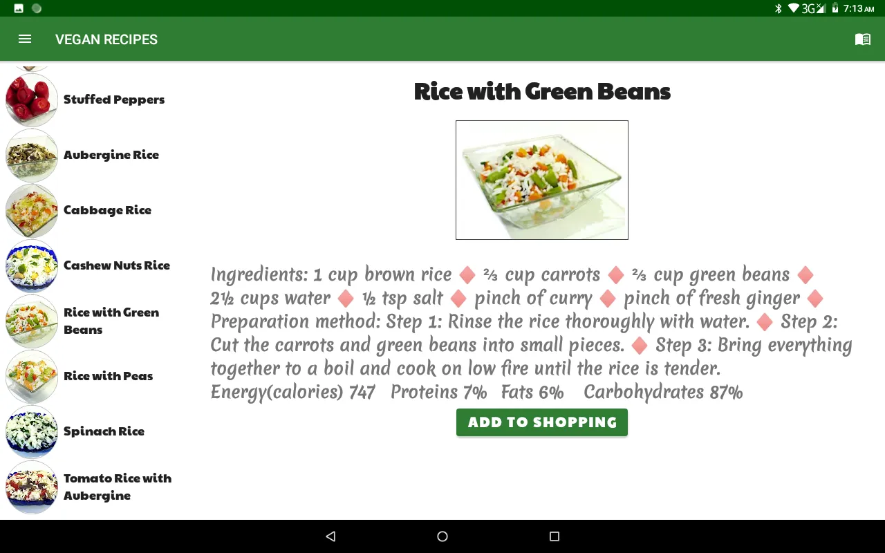 Vegan recipes | Indus Appstore | Screenshot