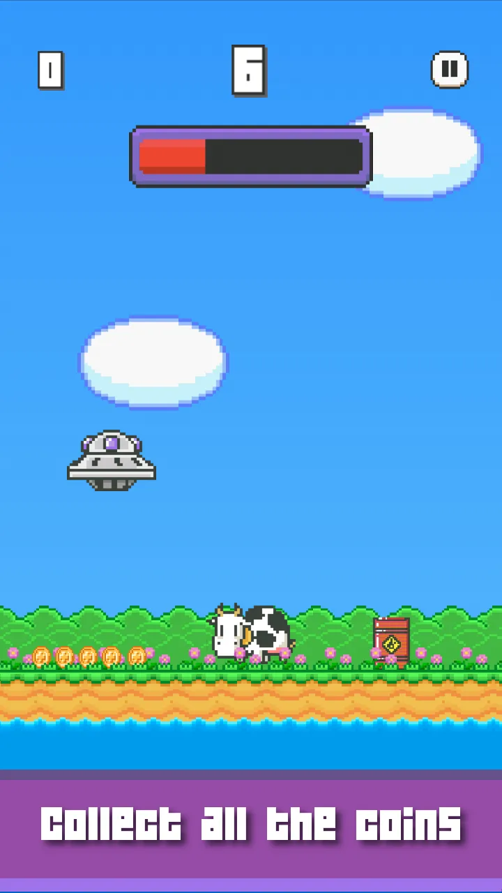 Alien Thief - Cow Tap Game | Indus Appstore | Screenshot